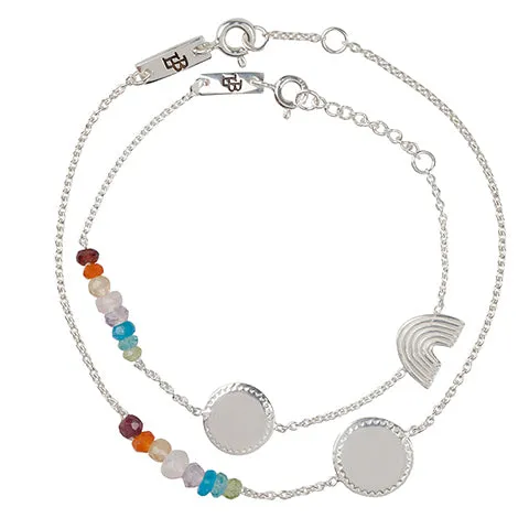 Bracelet Rainbow Silver - Clearance