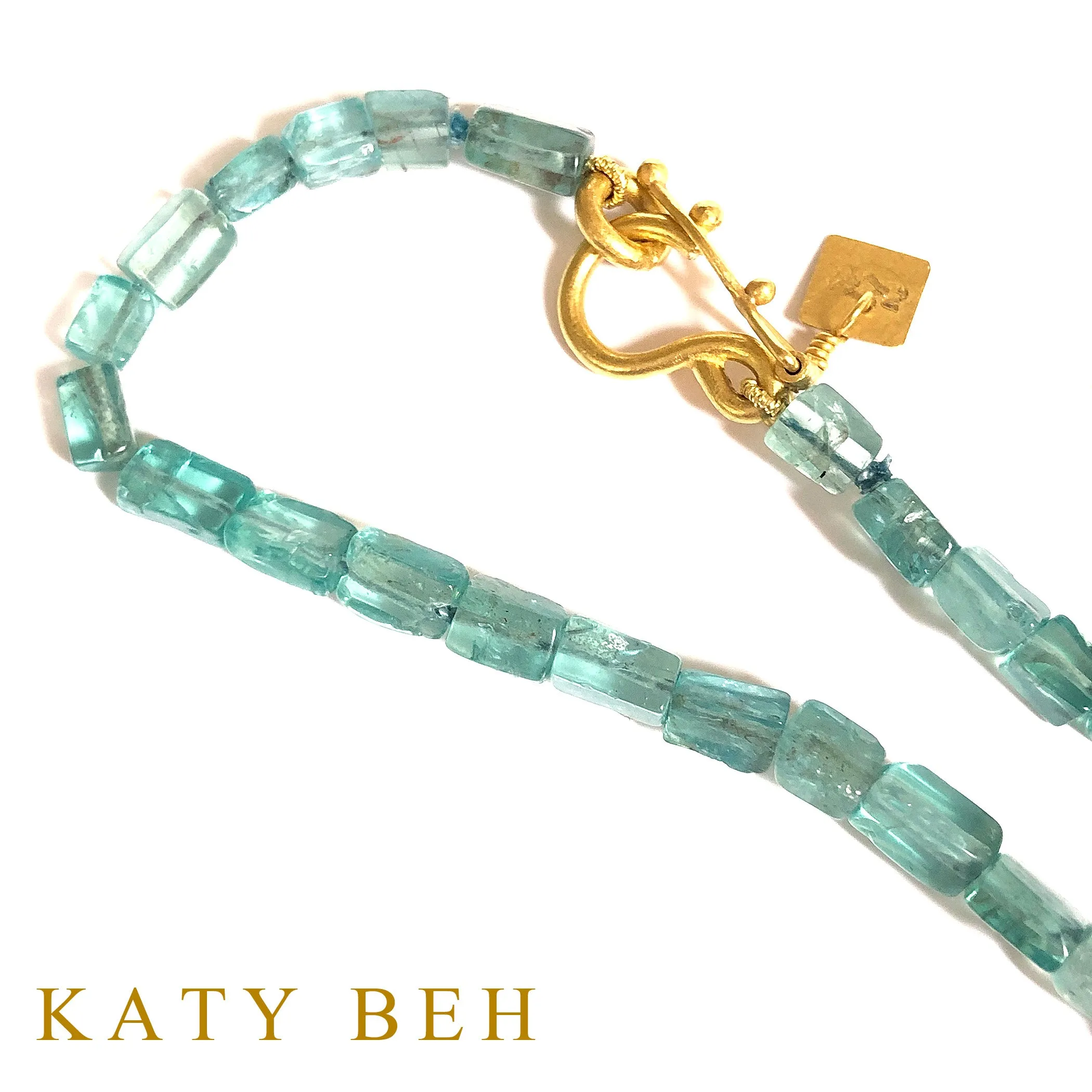 Delta Apatite and Peridot Necklace