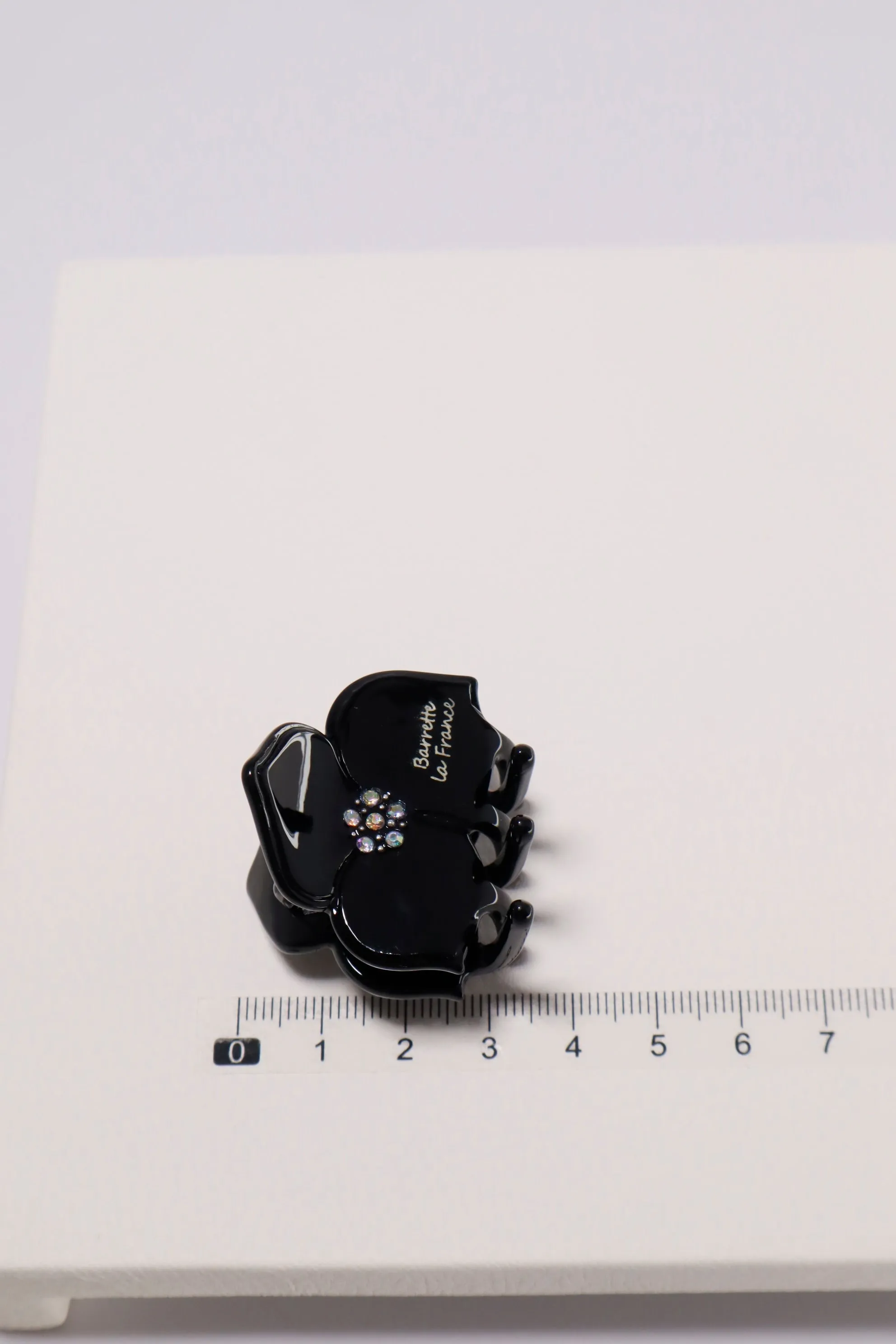 Flower Patel Acetate Half Hair Claw Barrette Clip