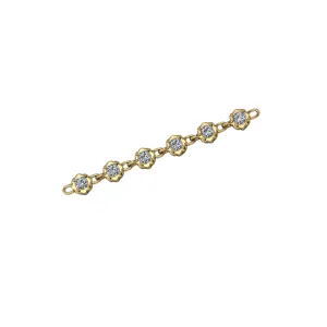 Scalloped Bezel Tennis Bracelet