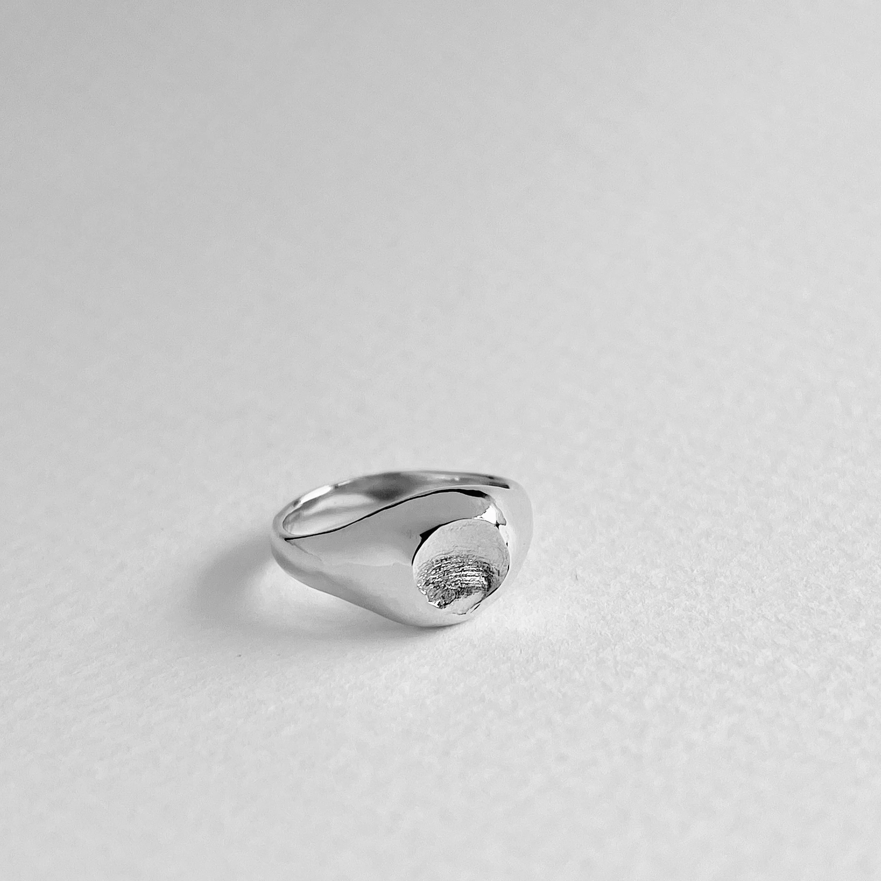 the impression elegant signet - sterling silver