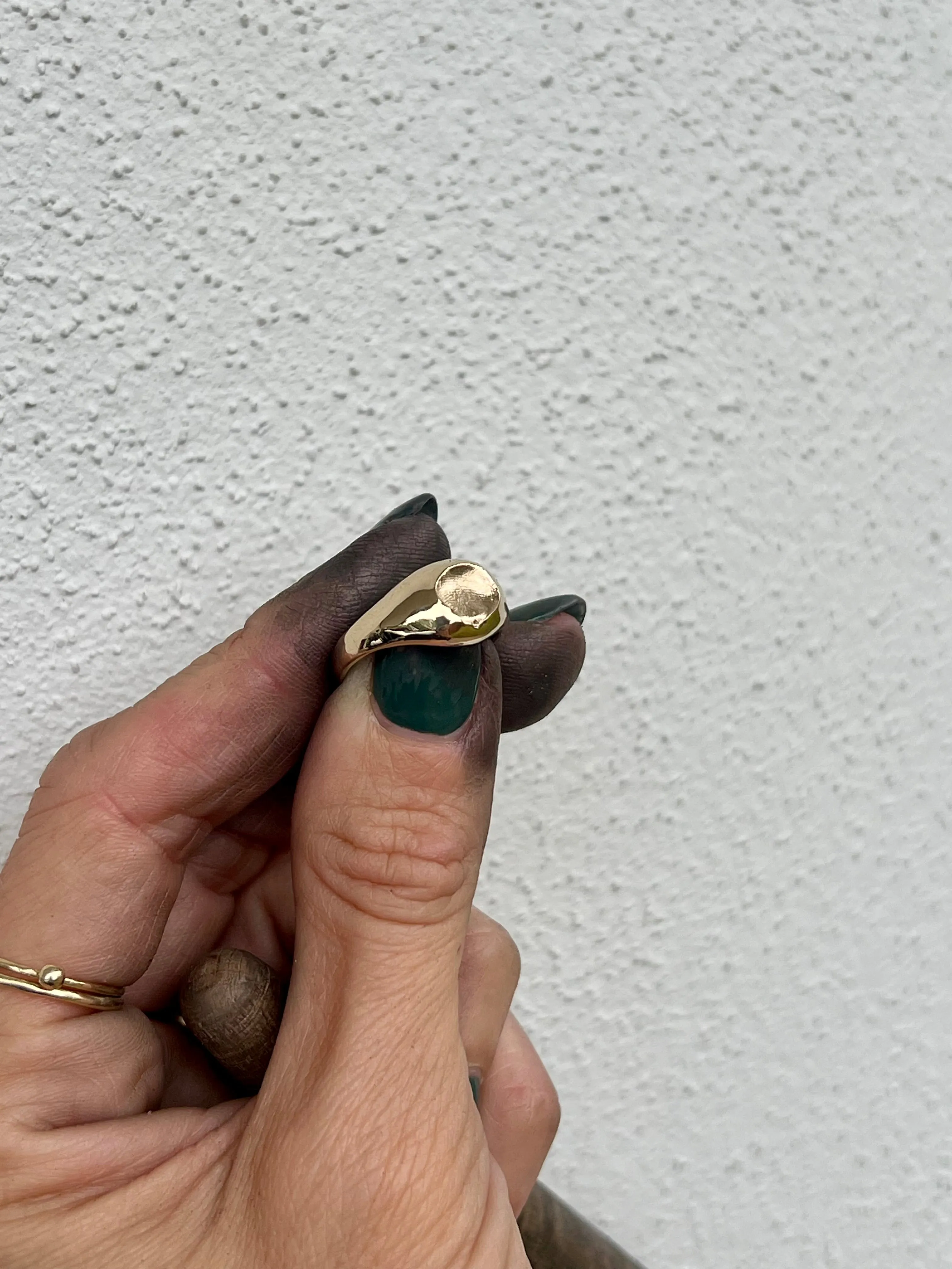 the impression elegant signet - sterling silver