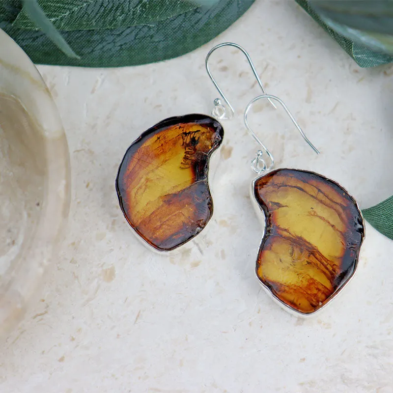 Vana Amber Bohemian Earrings