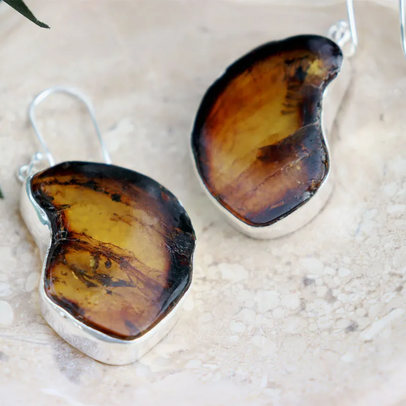 Vana Amber Bohemian Earrings
